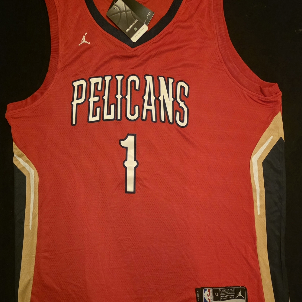 Zion Williamson New Orleans Pelicans Jersey Size 54